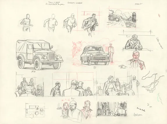 Crayonné, Blake et Mortimer, Huit heures à Berlin (T.29), Antoine Aubin
