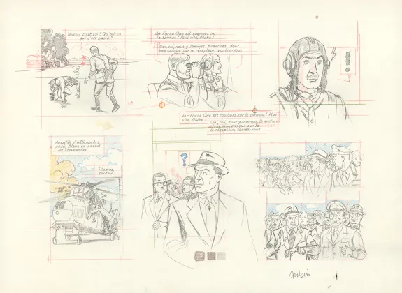 Crayonné, Blake et Mortimer, Huit heures à Berlin (T.29), Antoine Aubin