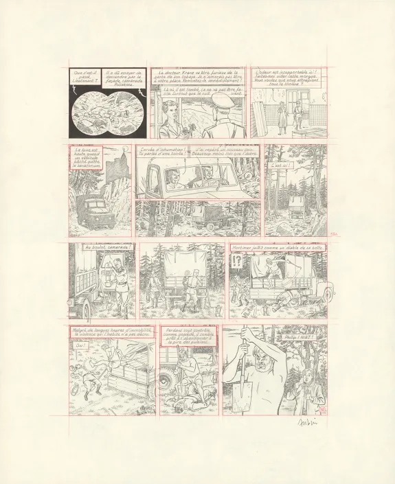Crayonné, Blake et Mortimer, Huit heures à Berlin (T.29), Antoine Aubin