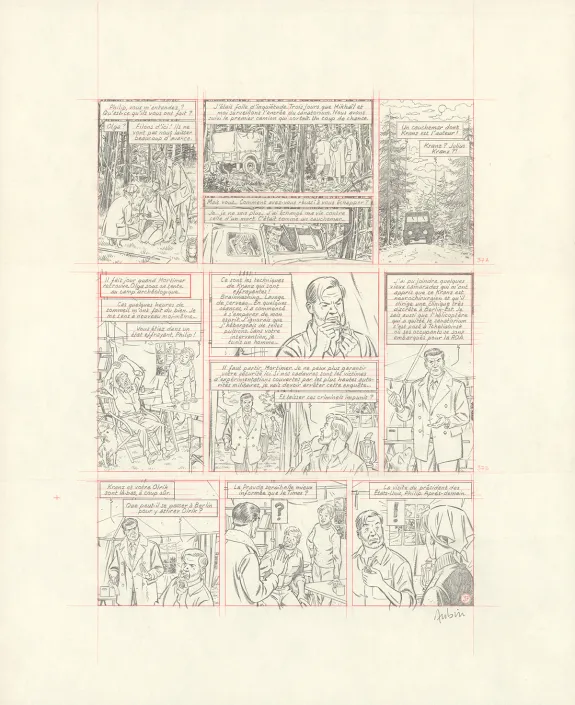 Crayonné, Blake et Mortimer, Huit heures à Berlin (T.29), Antoine Aubin