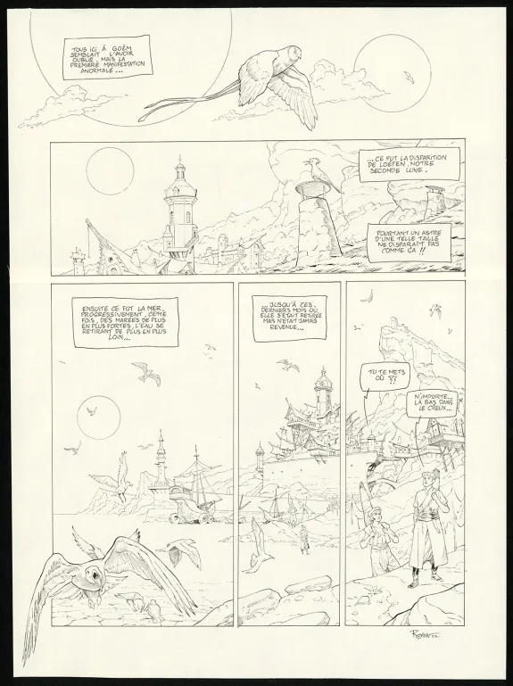 Planche noir et blanc, Sprague (T.1), Olivier Roman