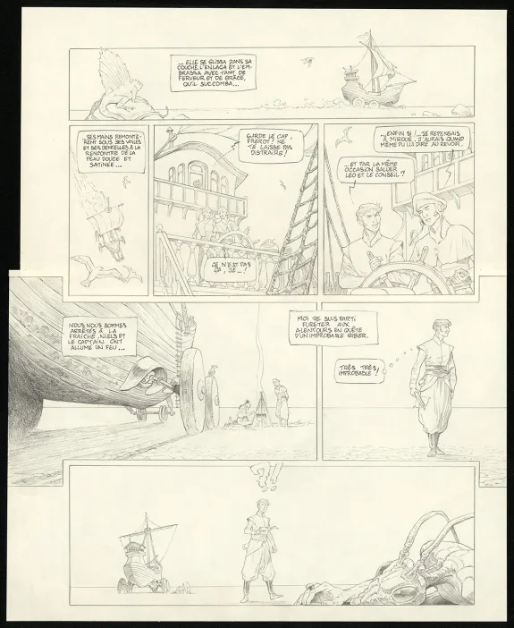 Planche noir et blanc, Sprague (T.1), Olivier Roman