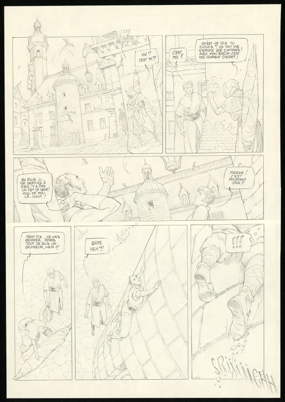 Planche noir et blanc, Sprague (T.1), Olivier Roman