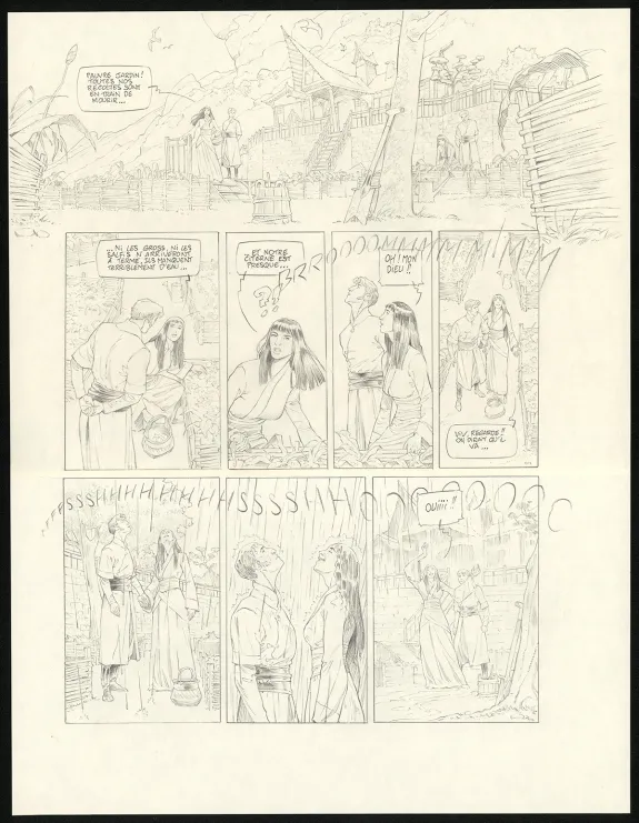 Planche noir et blanc, Sprague (T.1), Olivier Roman