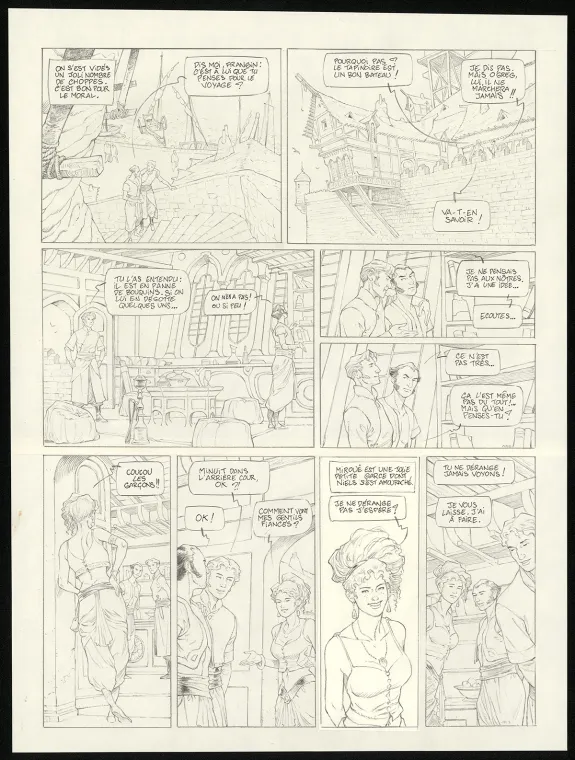 Planche noir et blanc, Sprague (T.1), Olivier Roman