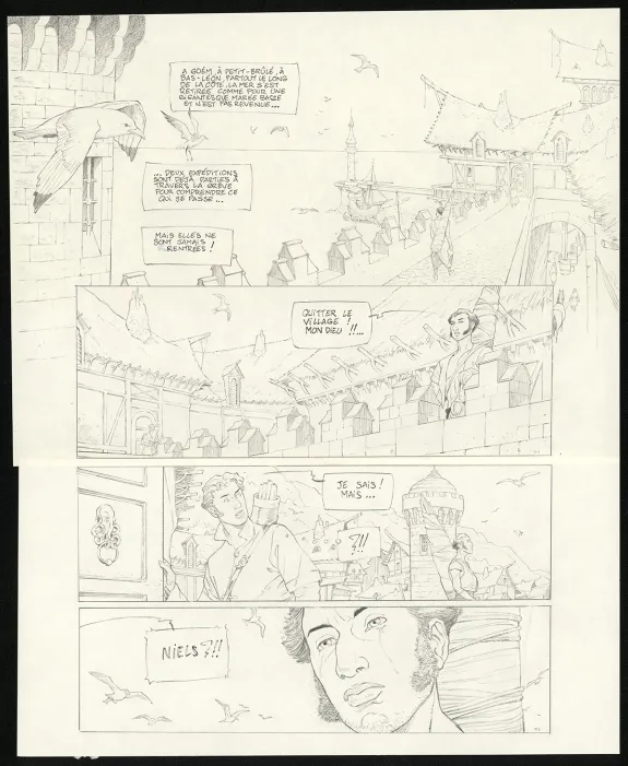 Planche noir et blanc, Sprague (T.1), Olivier Roman