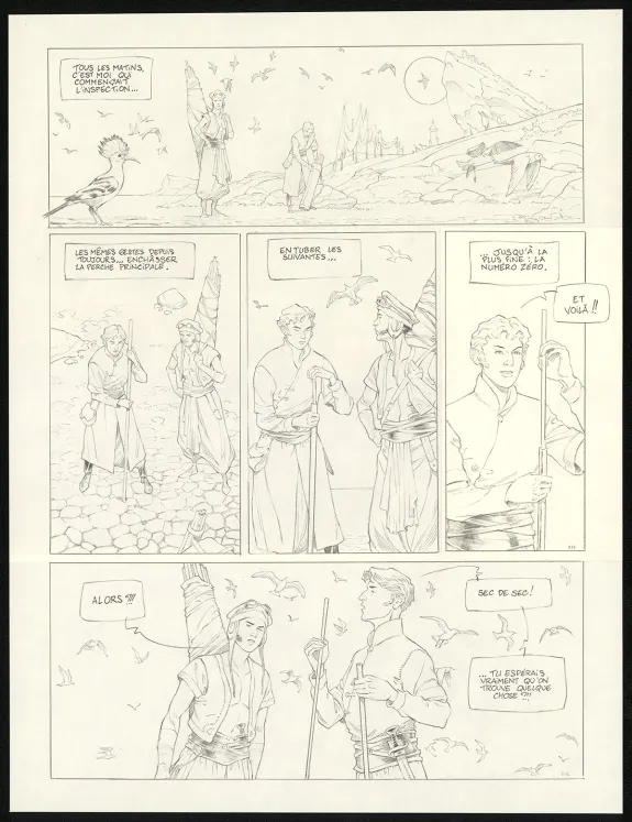 Planche noir et blanc, Sprague (T.1), Olivier Roman