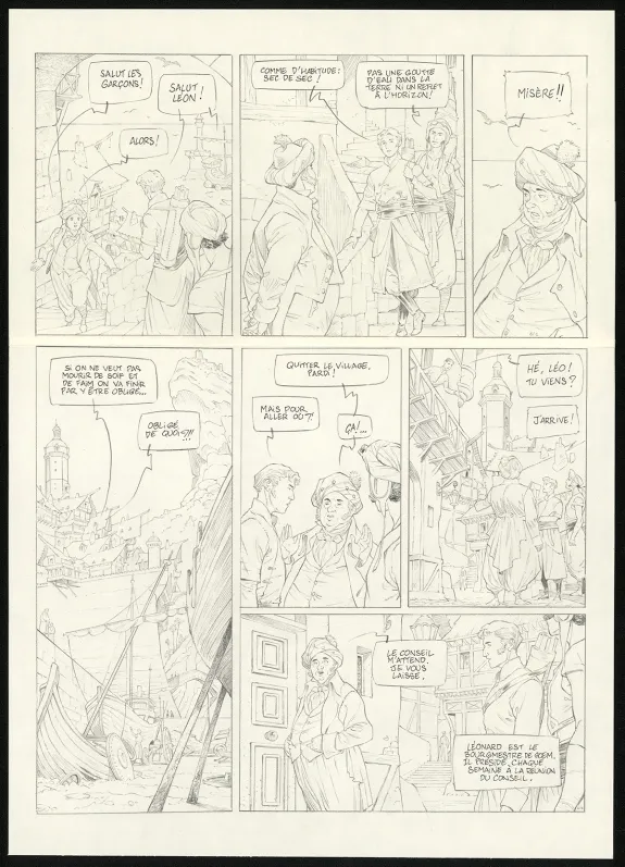Planche noir et blanc, Sprague (T.1), Olivier Roman