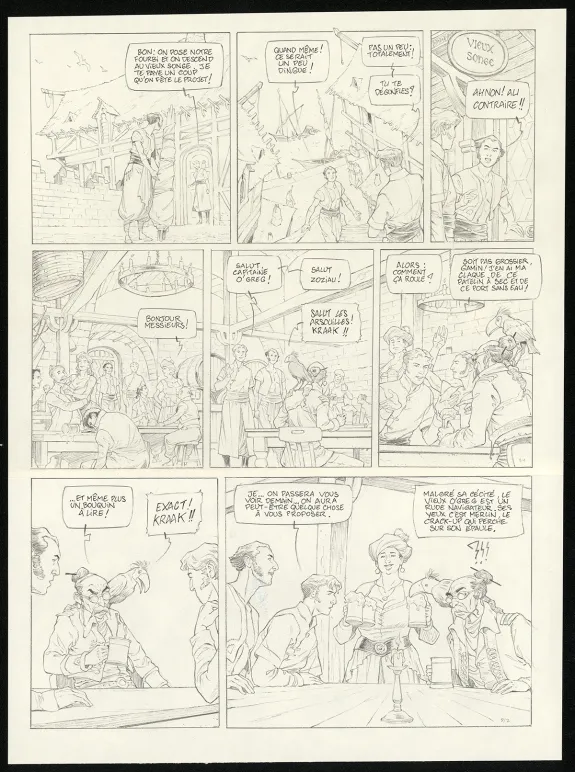 Planche noir et blanc, Sprague (T.1), Olivier Roman