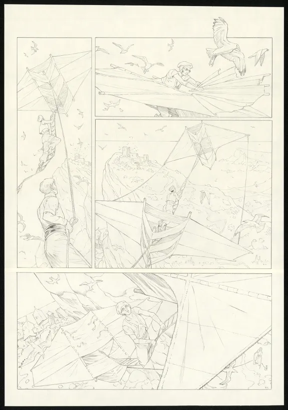 Planche noir et blanc, Sprague (T.1), Olivier Roman