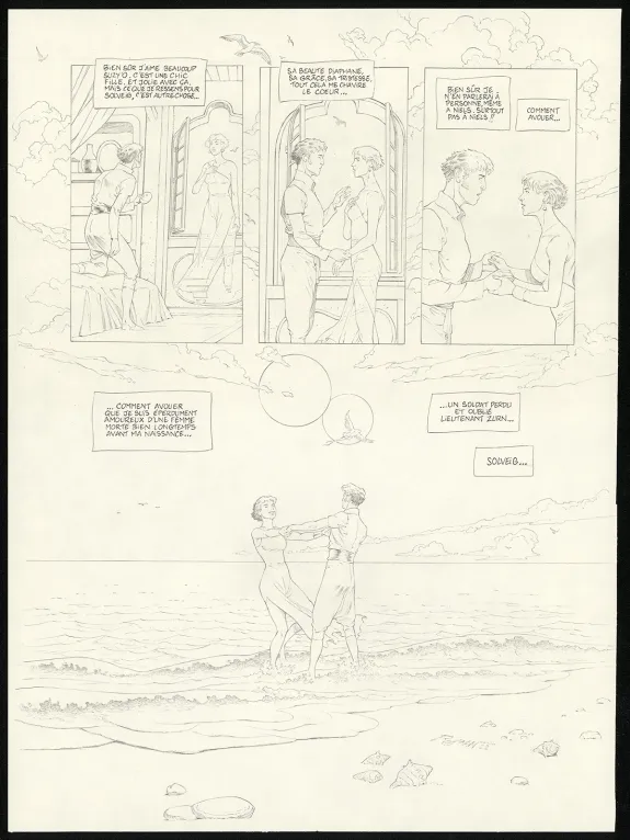 Planche noir et blanc, Sprague (T.1), Olivier Roman