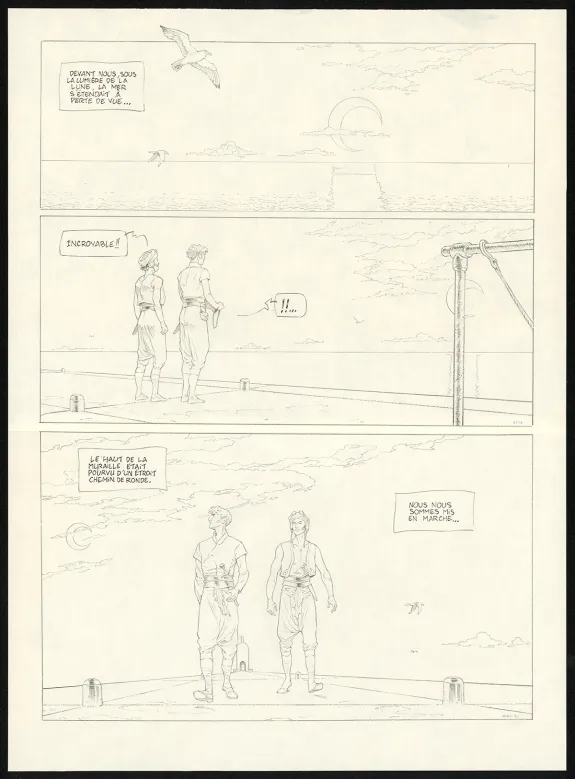 Planche noir et blanc, Sprague (T.1), Olivier Roman