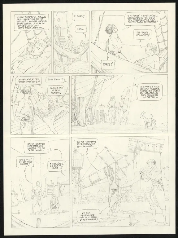 Planche noir et blanc, Sprague (T.1), Olivier Roman