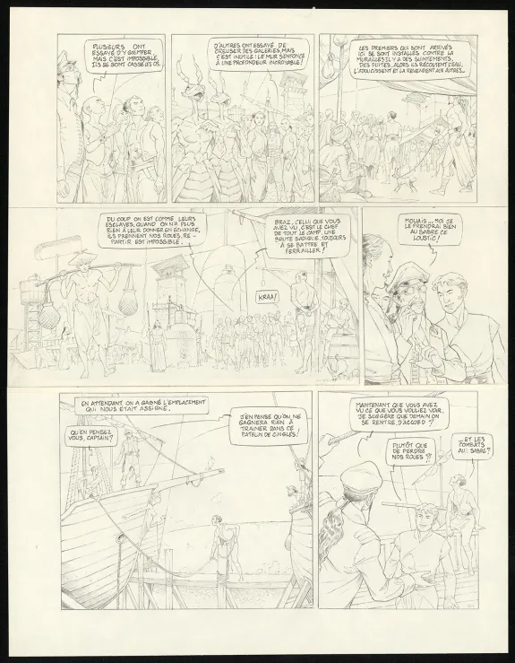 Planche noir et blanc, Sprague (T.1), Olivier Roman