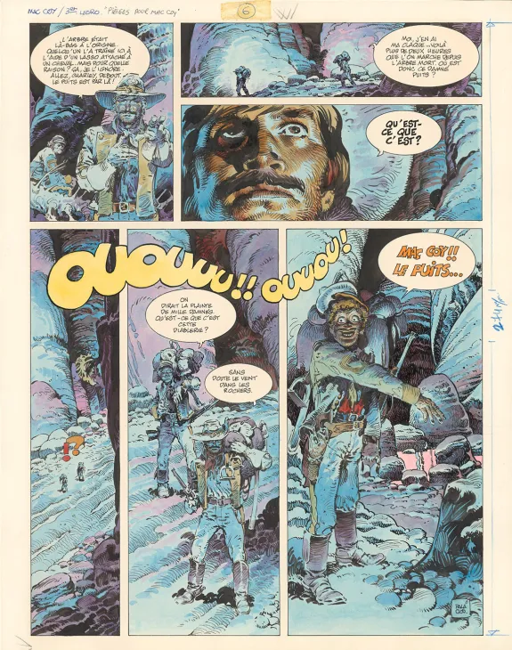 Colored original page, Mac Coy, Pièges pour Mac Coy (T.3), Antonio Hernandez Palacios