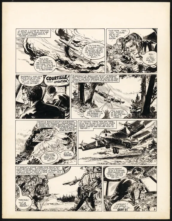 Planche noir et blanc, Claude Pascal