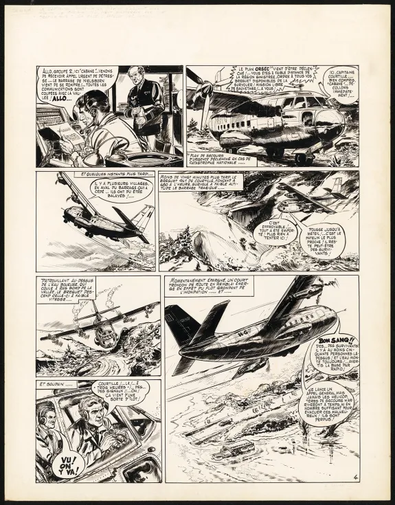 Planche noir et blanc, Claude Pascal