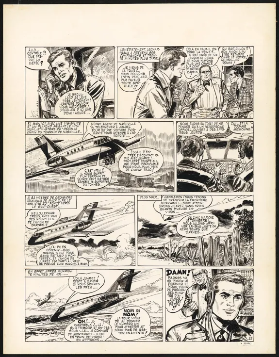 Planche noir et blanc, Claude Pascal