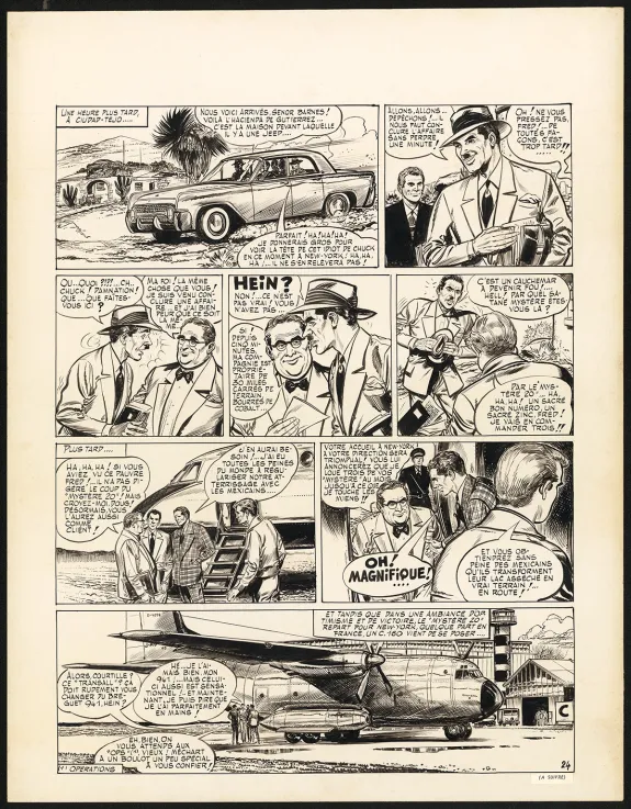 Planche noir et blanc, Claude Pascal