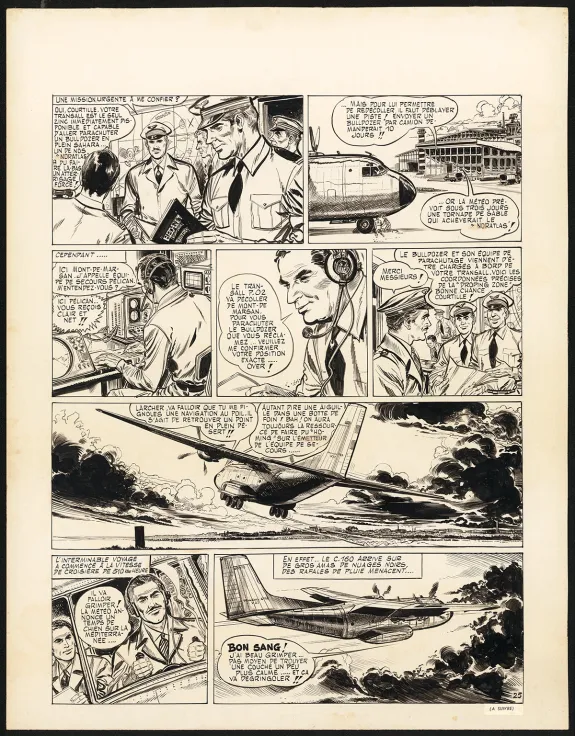 Planche noir et blanc, Claude Pascal