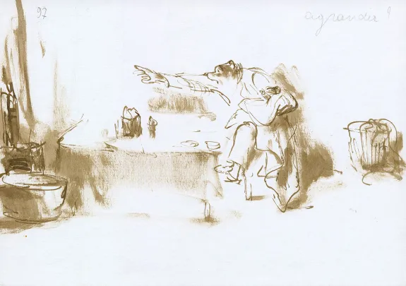 Illustration couleur, Ernest et Célestine, La Naissance de Célestine, Gabrielle Vincent