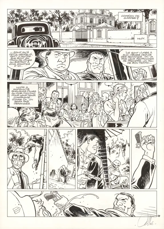 Planche noir et blanc, Il Était une fois en France, Aux armes, citoyens ! (T.4), Sylvain Vallée