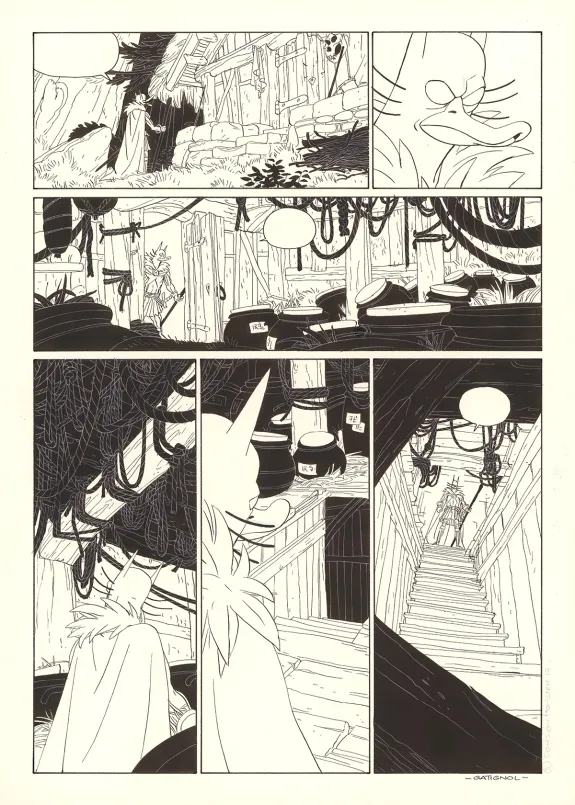 Planche noir et blanc, Donjon Monsters, Un héritage trompeur (T.17), Bertrand Gatignol