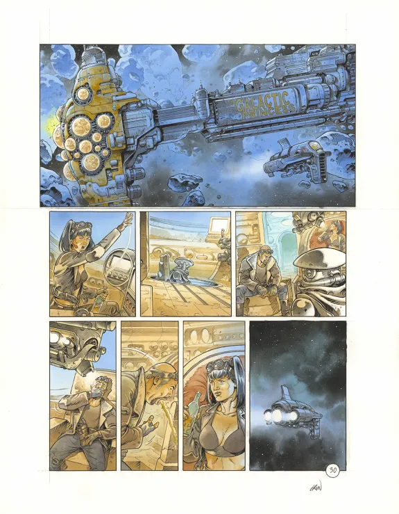 Planche couleur, Space Relic Hunters,  Grun