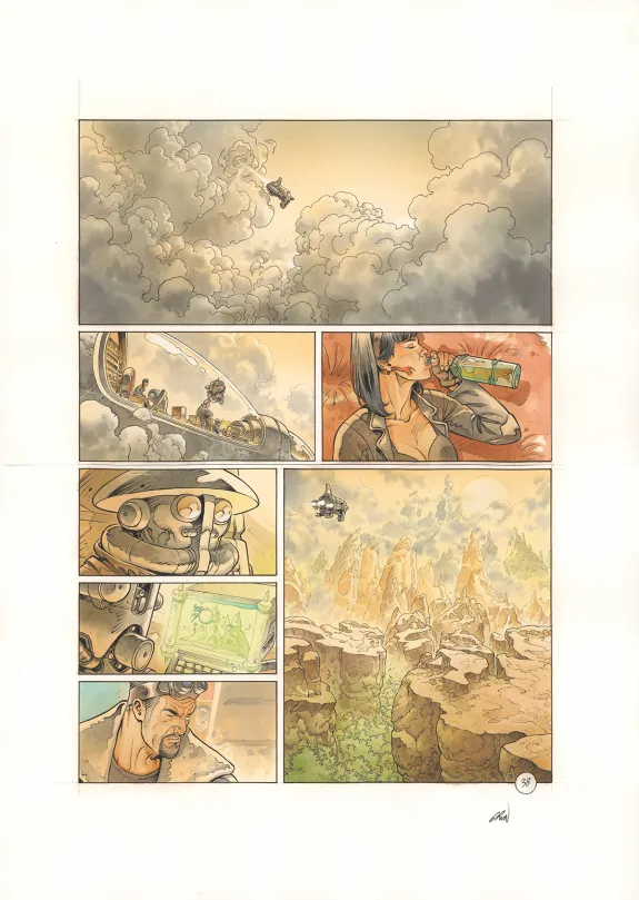 Planche couleur, Space Relic Hunters,  Grun