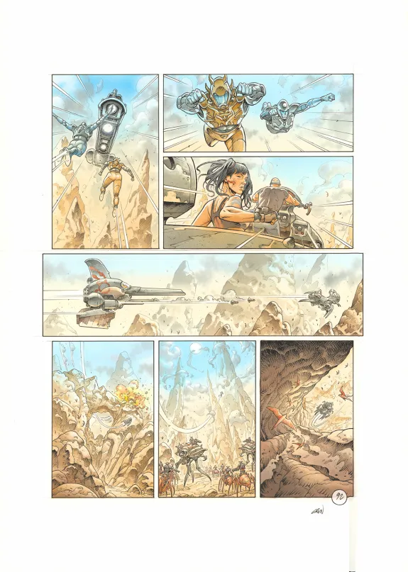 Planche couleur, Space Relic Hunters,  Grun