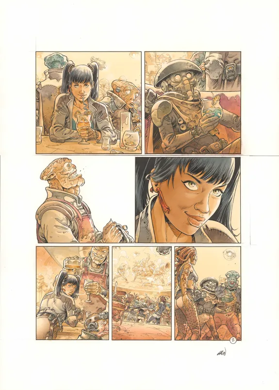 Planche couleur, Space Relic Hunters,  Grun