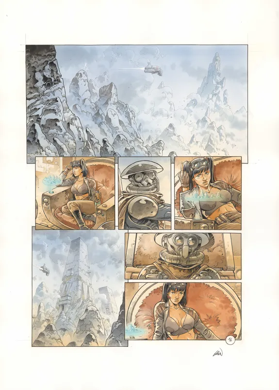 Planche couleur, Space Relic Hunters,  Grun