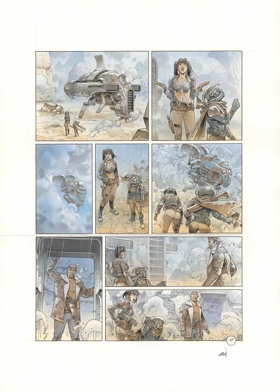 Planche couleur, Space Relic Hunters,  Grun