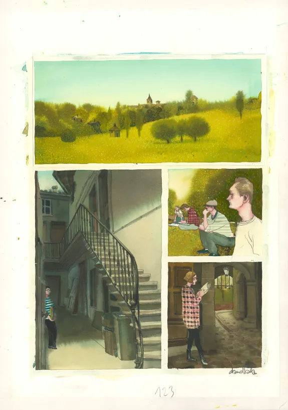 Planche couleur, Le Poids des héros, David Sala