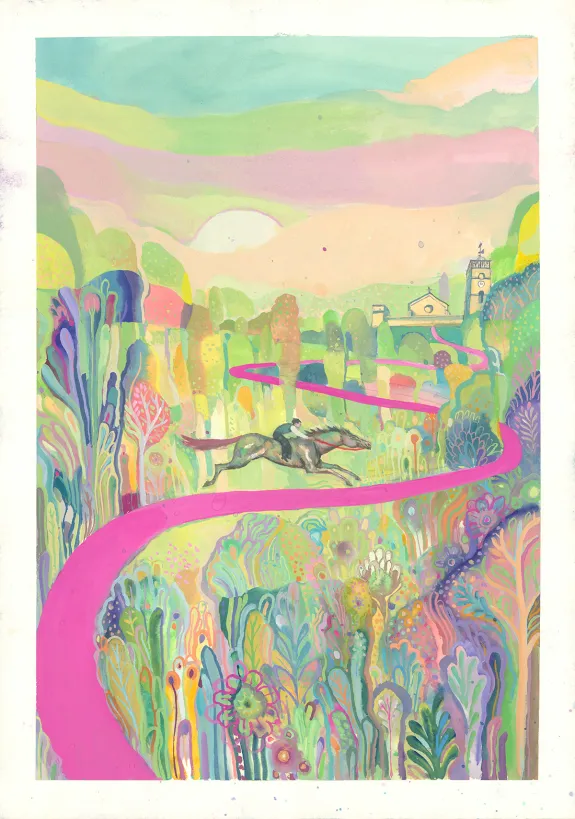 Illustration couleur, Le Poids des héros, David Sala
