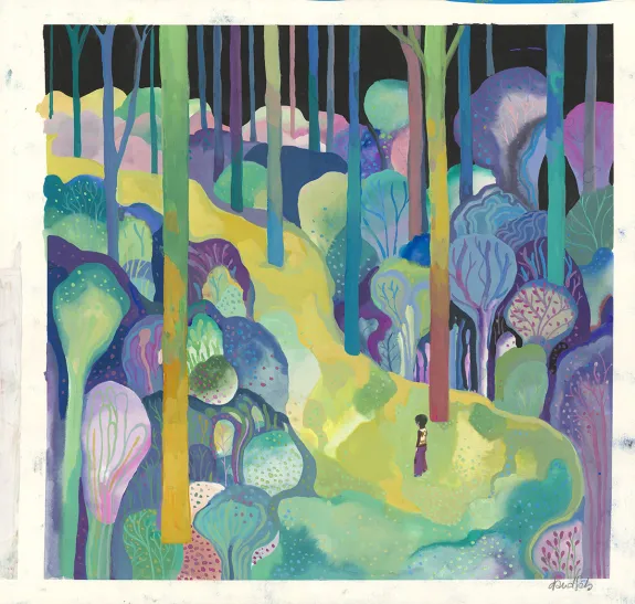 Illustration couleur, Le Poids des héros, David Sala