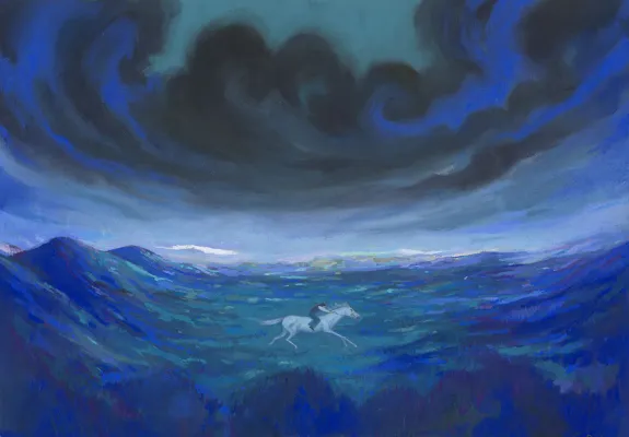 Illustration couleur, Le Poids des héros, David Sala