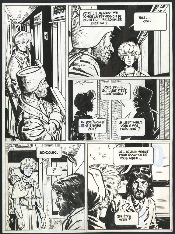 Planche noir et blanc, Le Transperceneige - Snowpiercer, Le Transperceneige - Snowpiercer (T.1), Jean-Marc Rochette