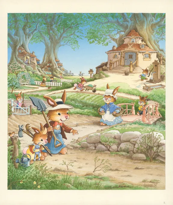 Illustration couleur, La Famille Passiflore , Le Jardin de Dentdelion Passiflore, Loïc Jouannigot