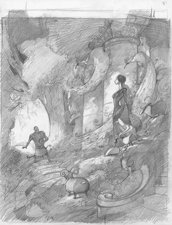 Crayonné, Orlando Furioso, Frédéric Pillot