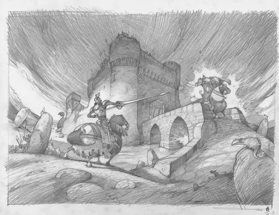 Crayonné, Orlando Furioso, Frédéric Pillot