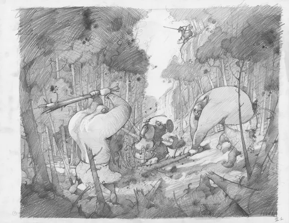 Crayonné, Orlando Furioso, Frédéric Pillot