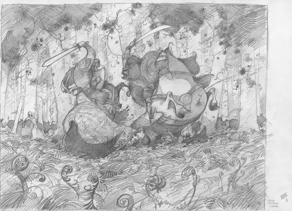 Crayonné, Orlando Furioso, Frédéric Pillot