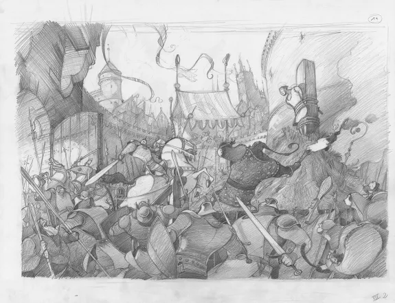 Crayonné, Orlando Furioso, Frédéric Pillot