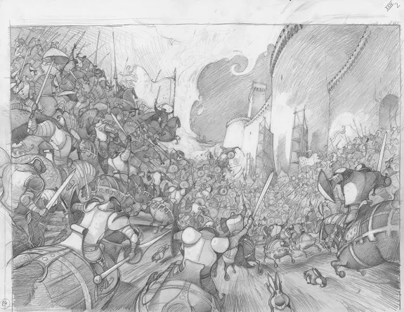 Crayonné, Orlando Furioso, Frédéric Pillot