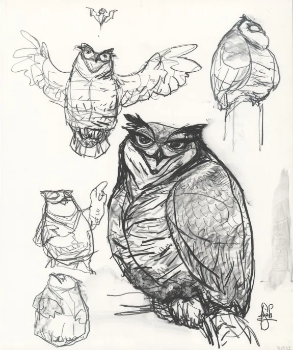 Illustration noir et blanc, Peter de Sève