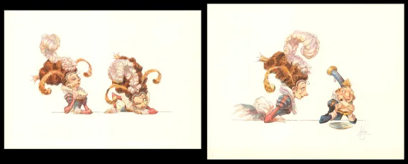 Illustration couleur, The Duchess of Whimsy, Peter de Sève