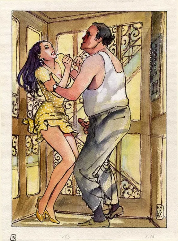 Illustration couleur, Milo Manara