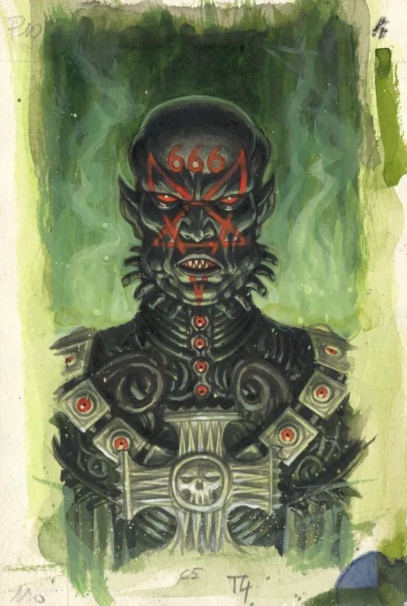 Illustration couleur, Requiem Chevalier Vampire, Le Bal des Vampires (T.4), Olivier Ledroit
