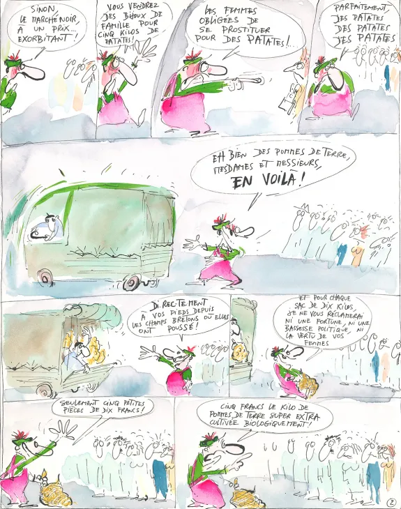 Planche couleur, Y'en aura pour tout le monde,  Reiser